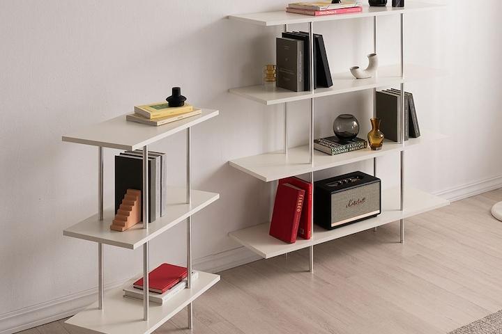 바우하우스 디스플레이 선반형 진열장 4단