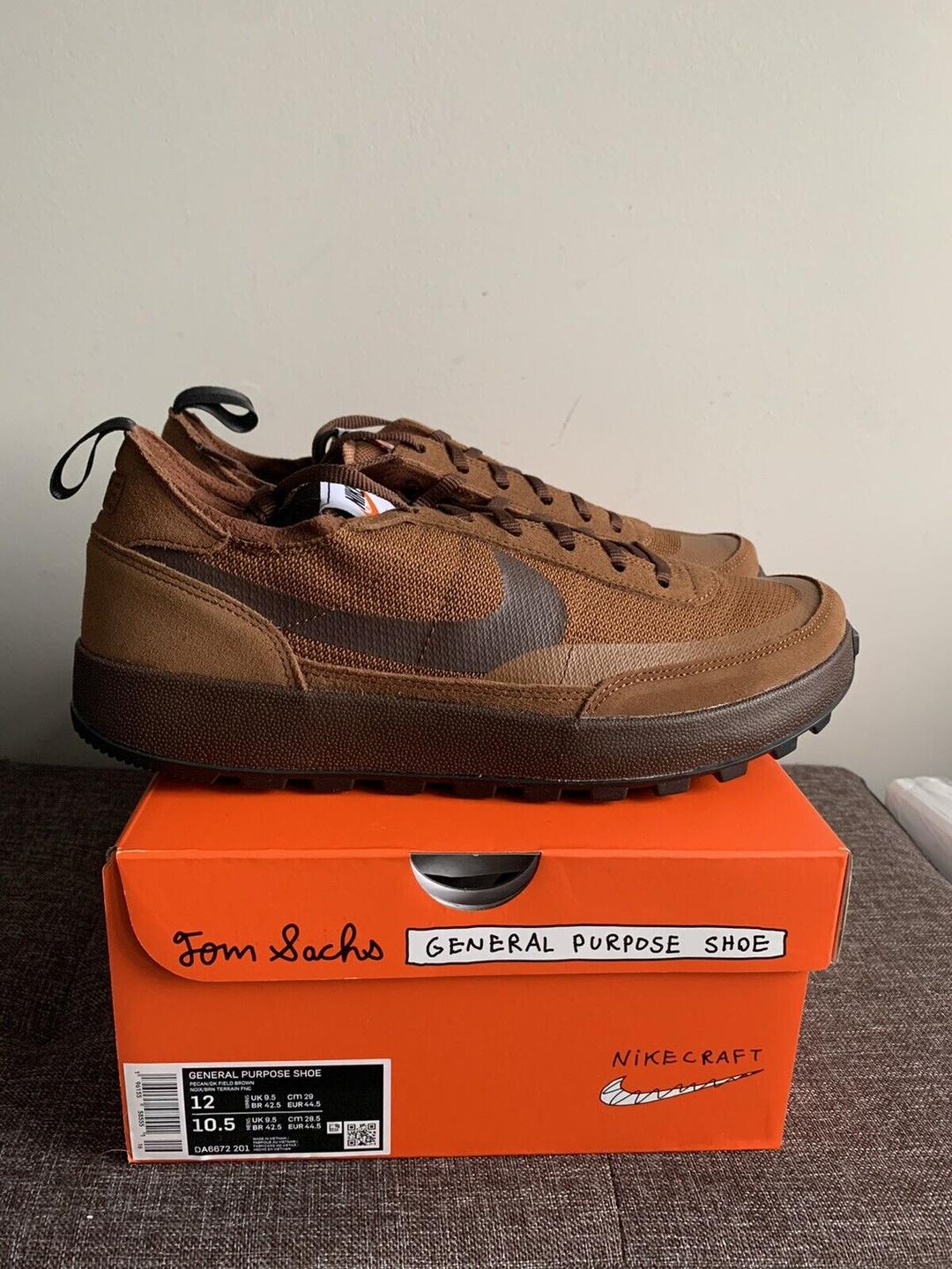 톰삭스 x 나이키크래프트 우먼스 제네럴 퍼포스 슈즈 브라운 Tom Sachs x NikeCraft General Purpose Shoe (DA6672-201)