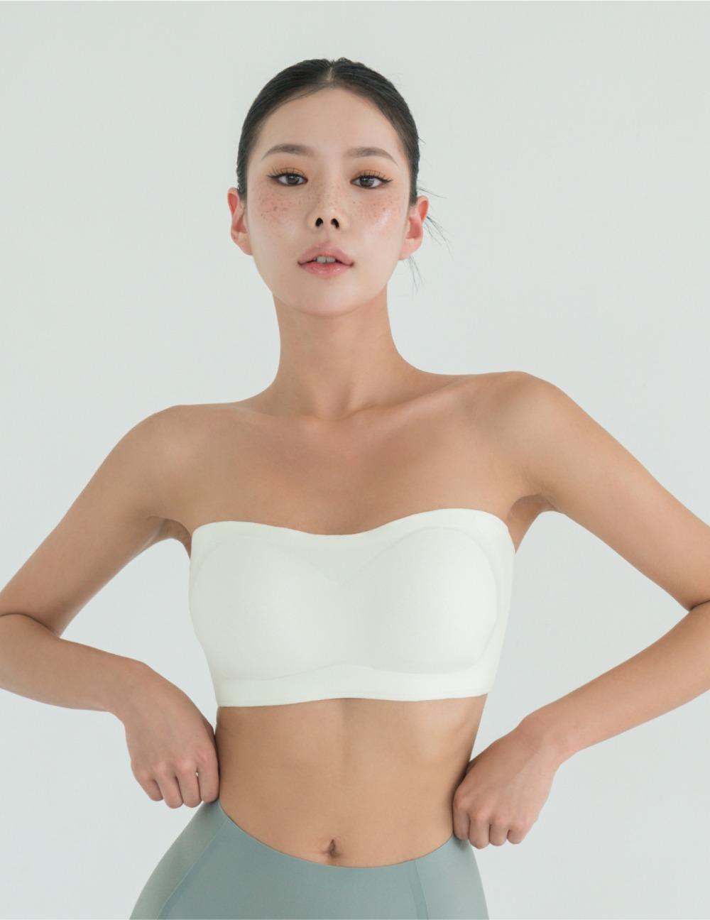 [클리어런스 세일]  누디 오프숄더 브라 단품