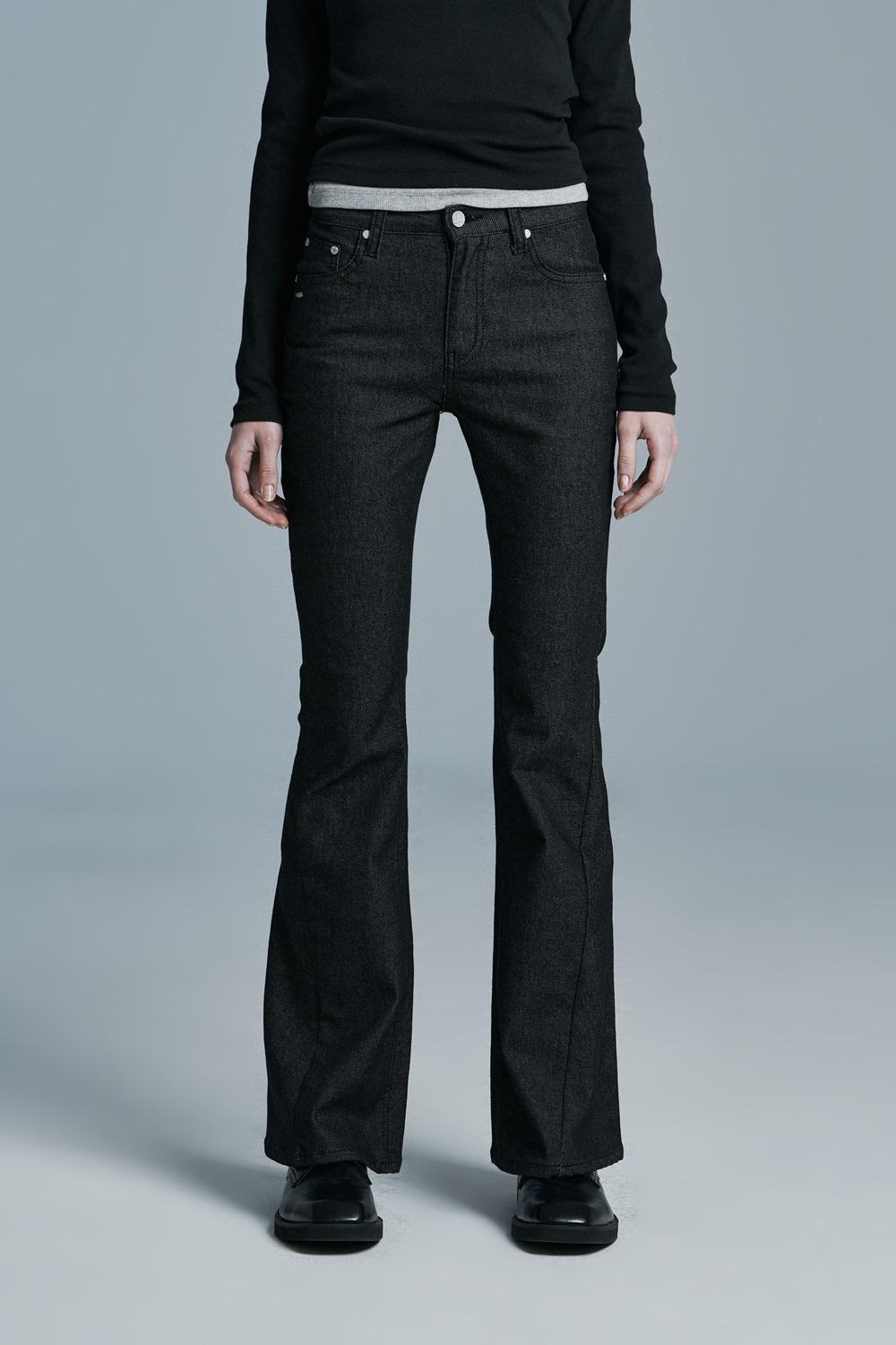 RAW DENIM PANTS BLACK