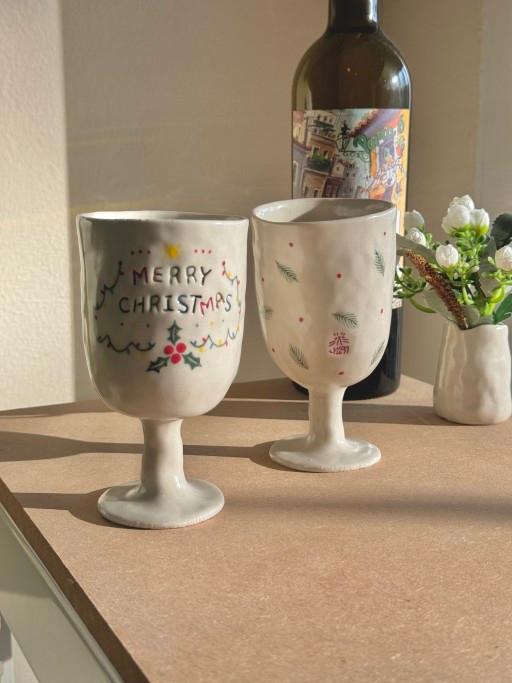 메리크리스마스🎄와인잔
