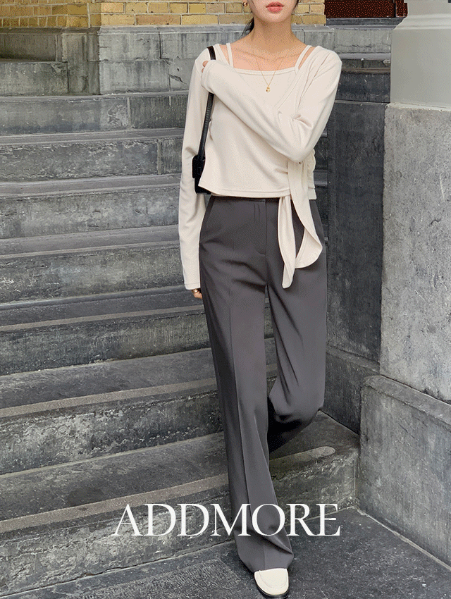 에드모어 [🌷5천장돌파/하이웨스트슬랙스/일자바지][에드모어] msl254 플로어 스트레이트 롱 슬랙스