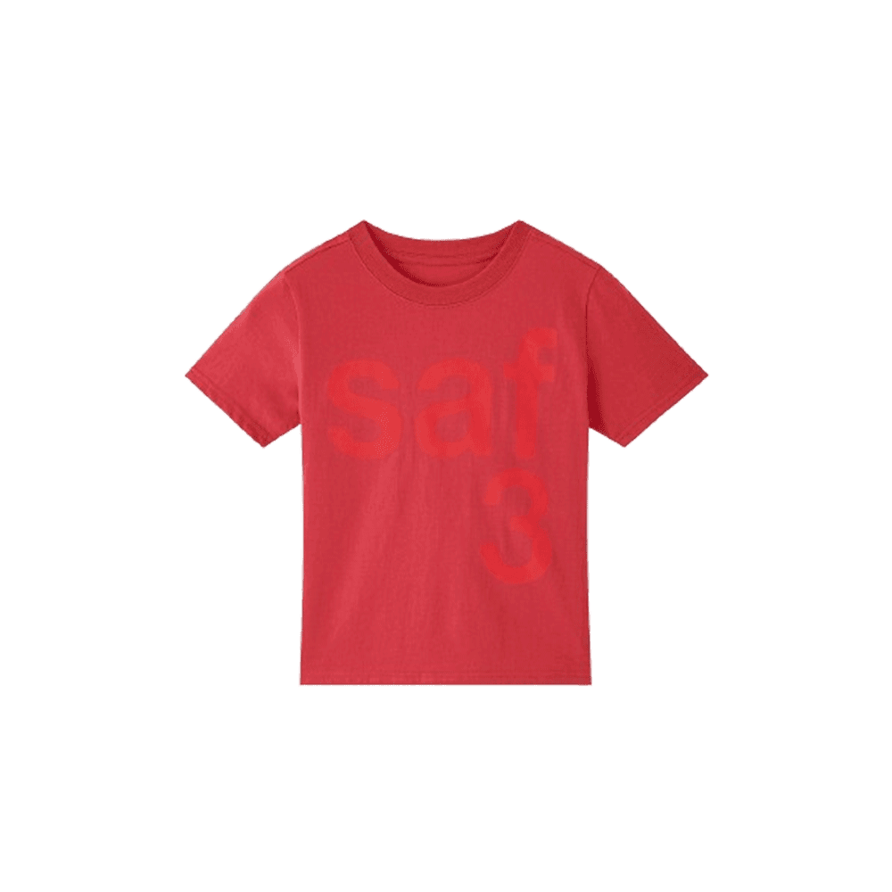 사파리스팟 우먼 1/2 베이직 사파리 티셔츠 레드