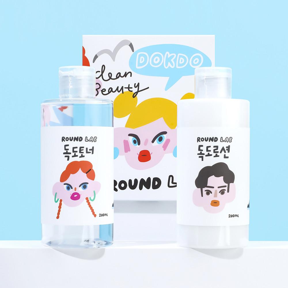 [전액기부] 1025 독도 토너 200ml + 로션 200ml 기획 세트 (이아람 작품)