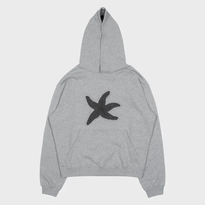 TCM starfish contour hoodie (grey)