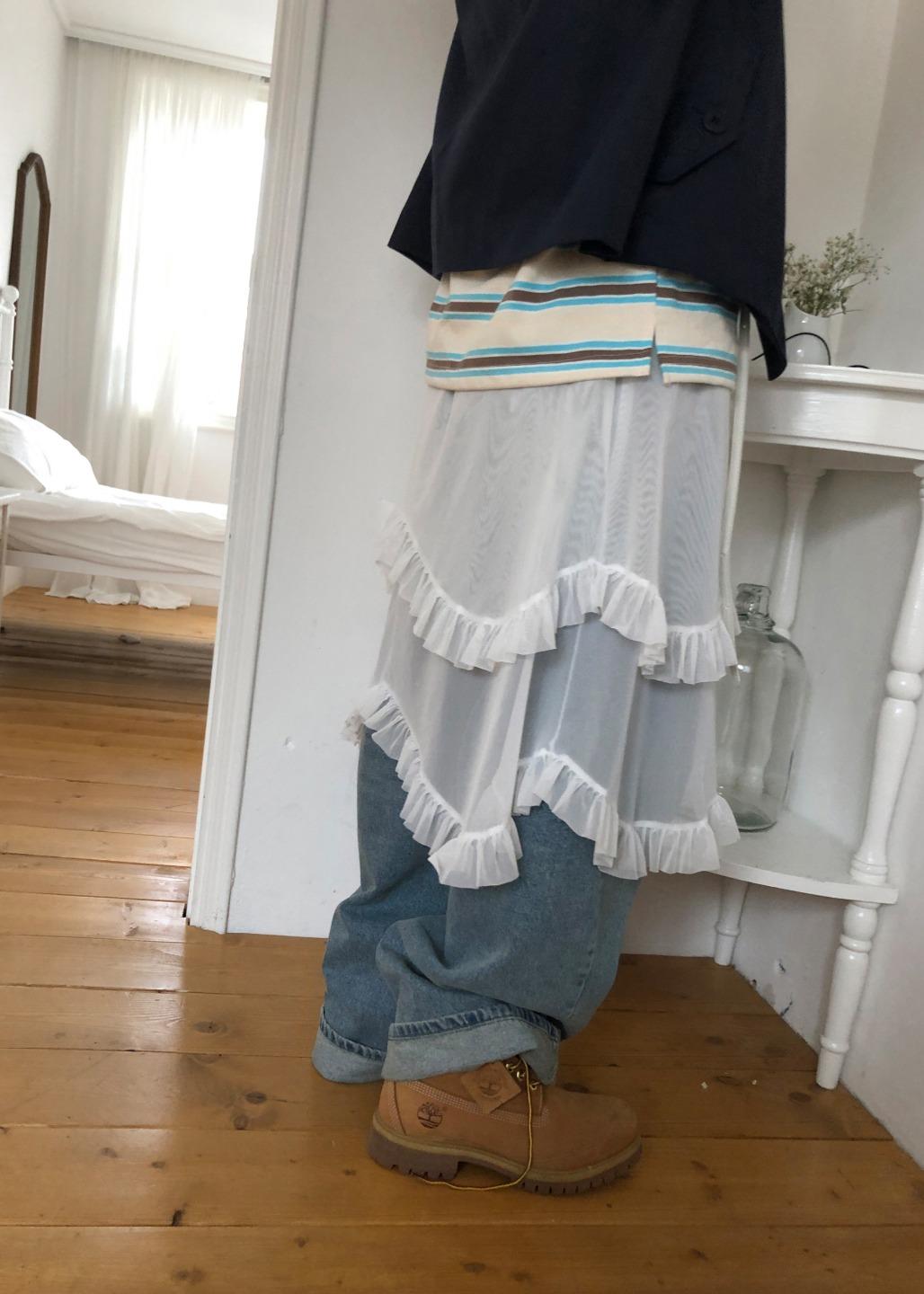 릿킴 VEIL LAYERED SKIRT