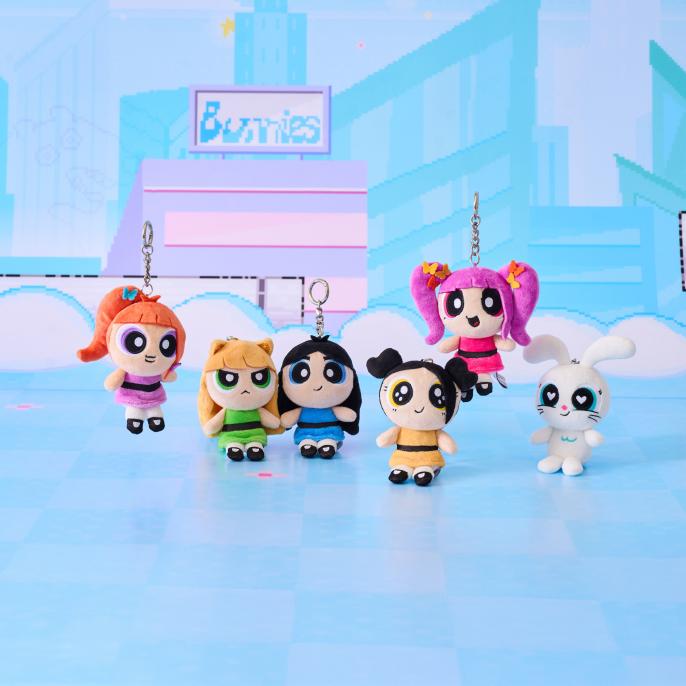 THE POWERPUFF GIRLS x 뉴진스 인형 키링