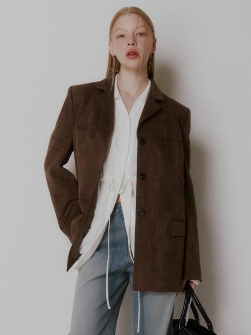 Half Suede Jacket VW4AJ053_2color