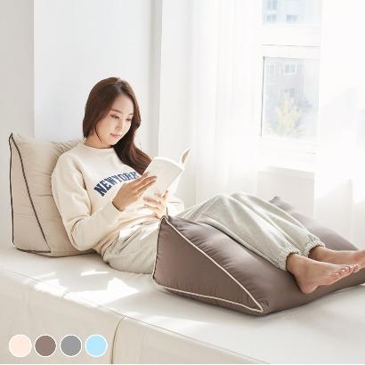 모노 삼각 등쿠션