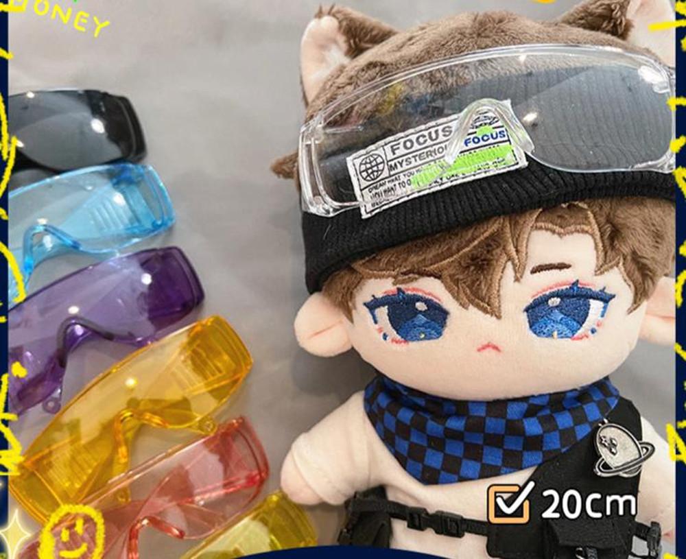 아이돌 무속성 솜 인형 옷 20cm 고글 컬러 선글라스 안경 액세서리 소품