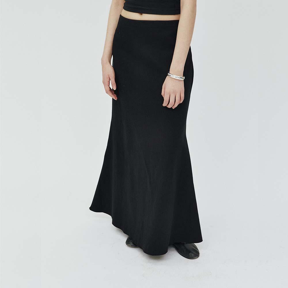 Cotton Jersey Skirt_Long