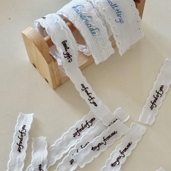 자스킹테이프 - 동글 레이스(1color)