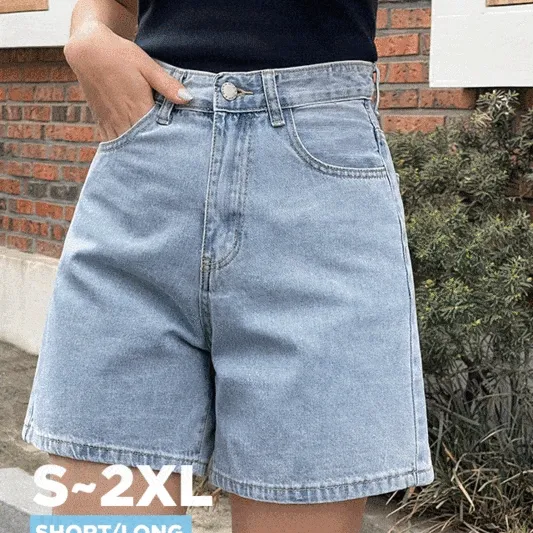 🚀당일출발🚀  [S~2XL/길이선택ok] 잇츠쿨-5℃ 기장별 데님 3부/5부 숏팬츠 청반바지 SPS11157 / 여름 바캉스 하객룩 오늘출발 빠른출발 당일출고