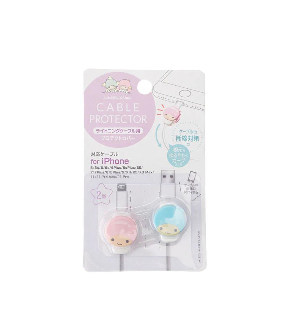 산리오 케이블프로텍터 충전기보호캡 아이폰 갤럭시 맥북usb보호캡 리틀트윈스타 키키라라