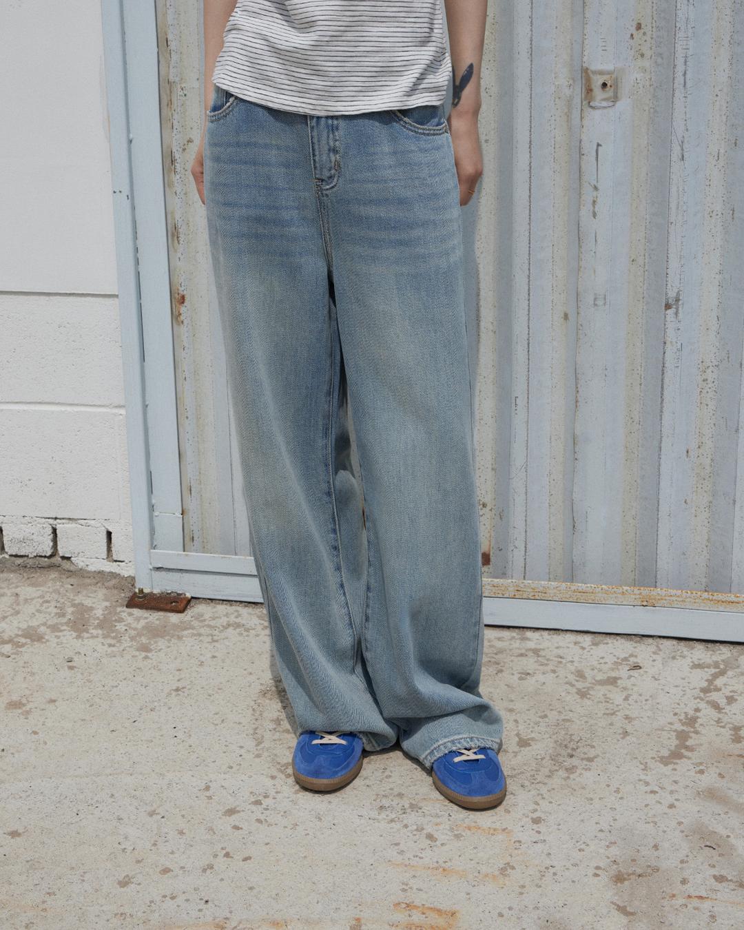[online exclusive] steam denim pants (indigo)