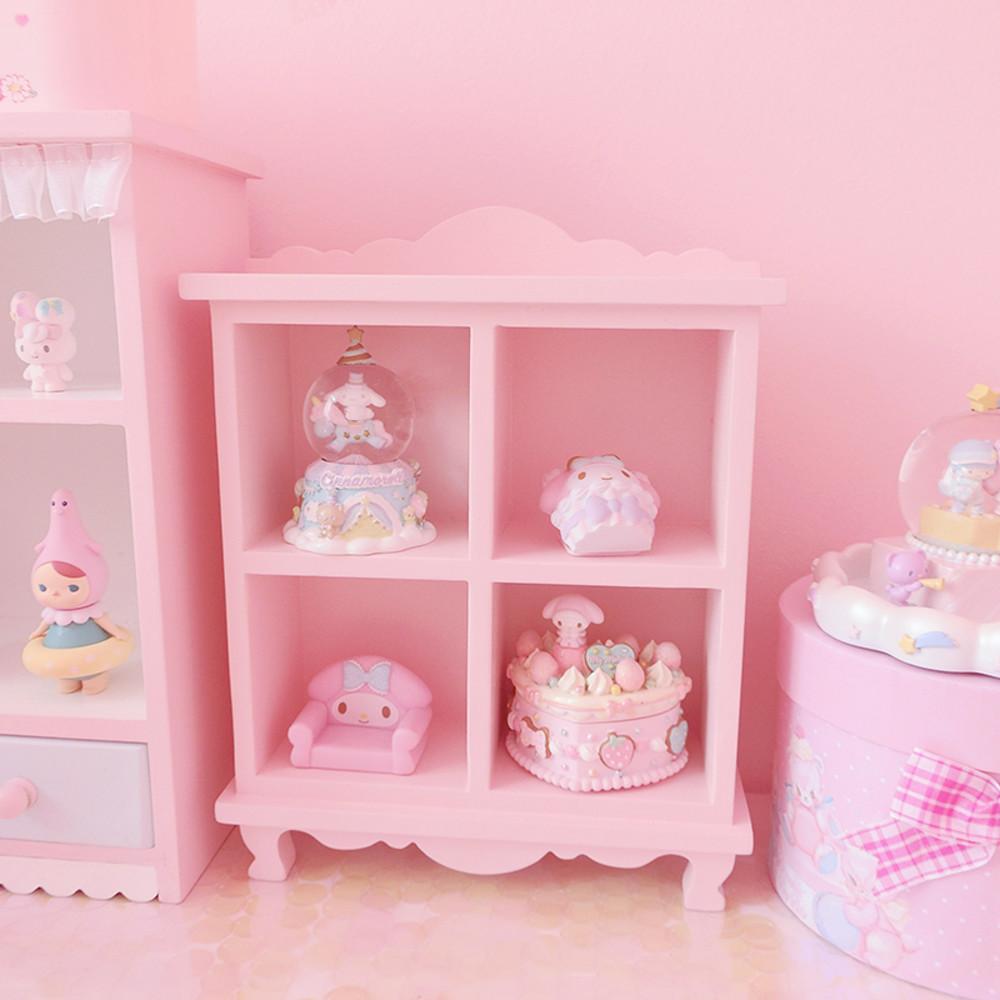 B822 핑크 러블리 페어리계 악세사리 수납함 화장품정리함 진열대 인테리어소품