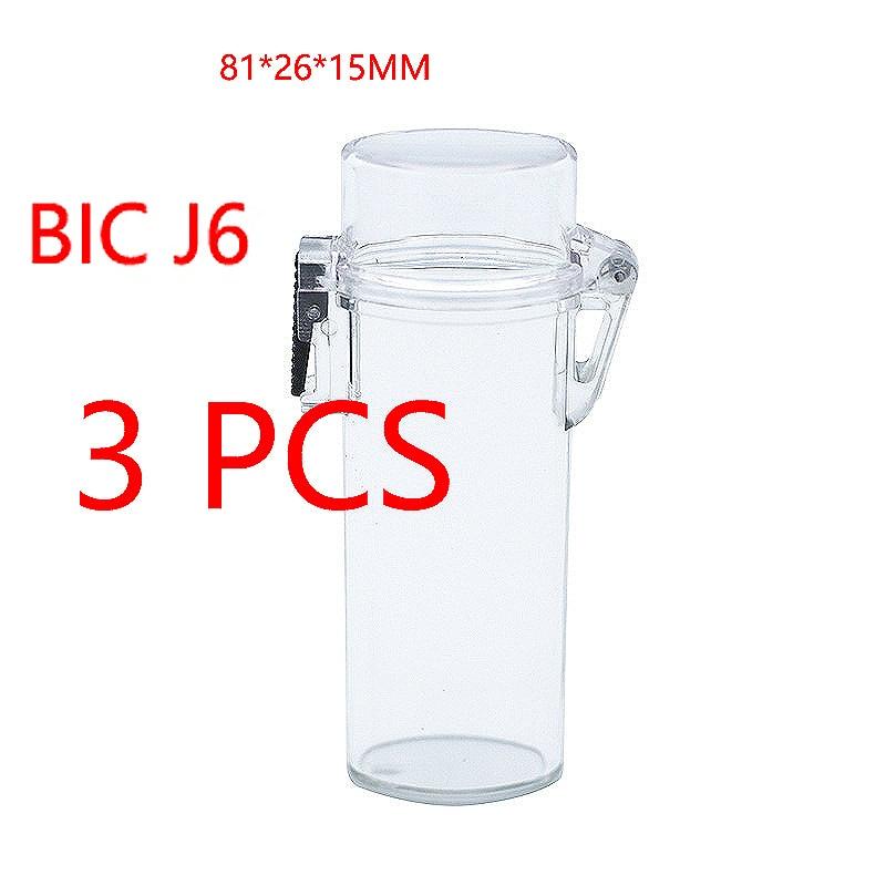 투명 플라스틱 라이터 케이스, BIC J3 J6 방수 보호용