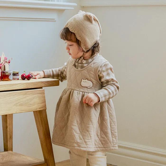 샐리 원피스_브라운