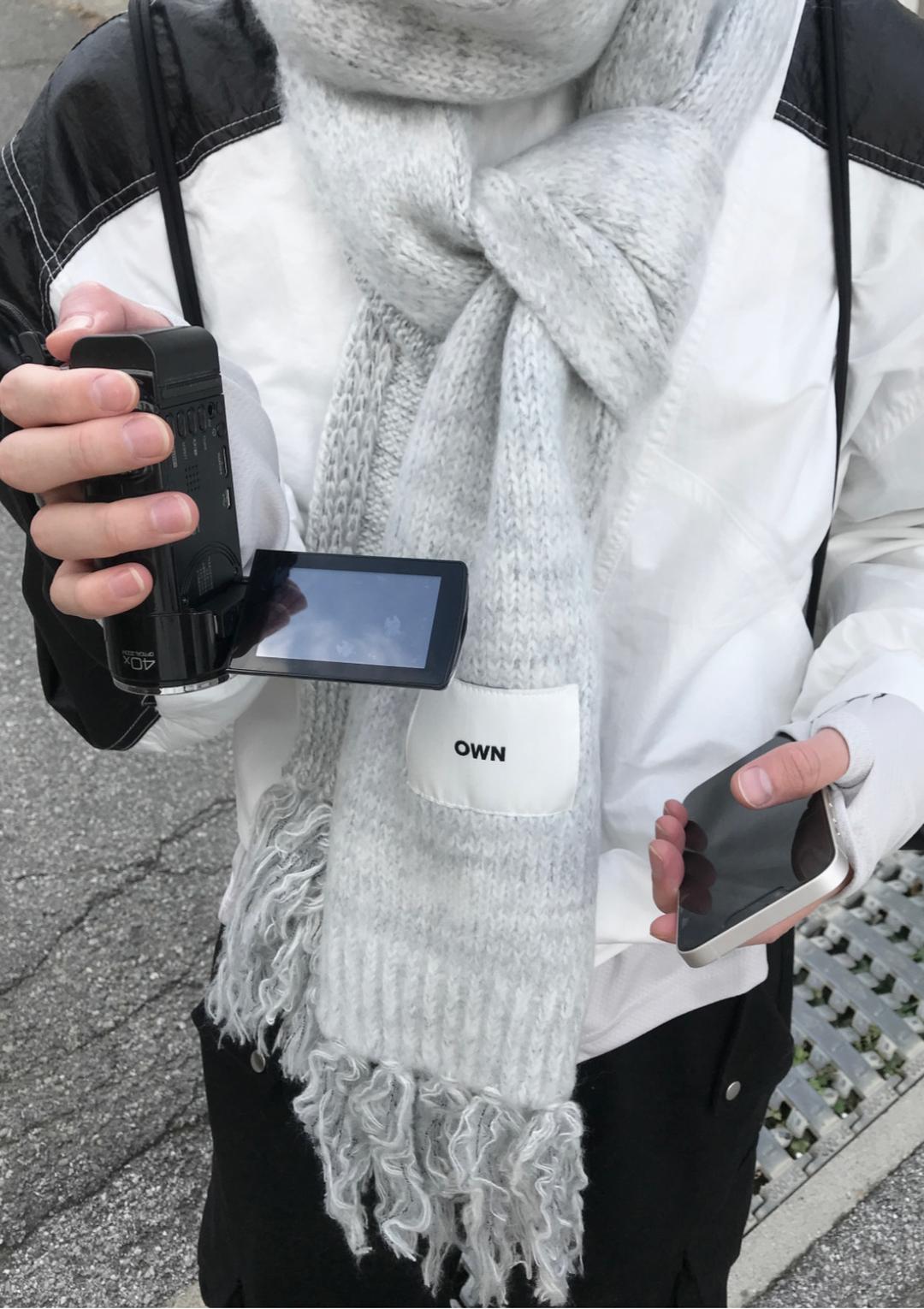 CLOVER BRUSH MUFFLER (4 color)