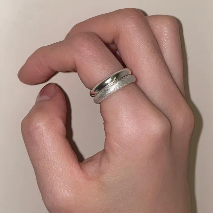 texture ring set (2 pieces)