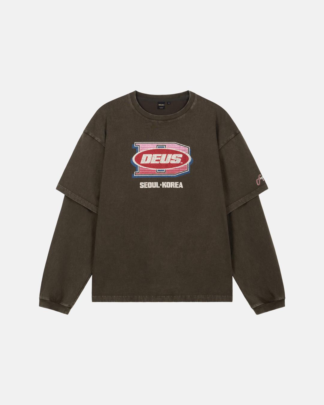 Layered Ls Tee_Brown
