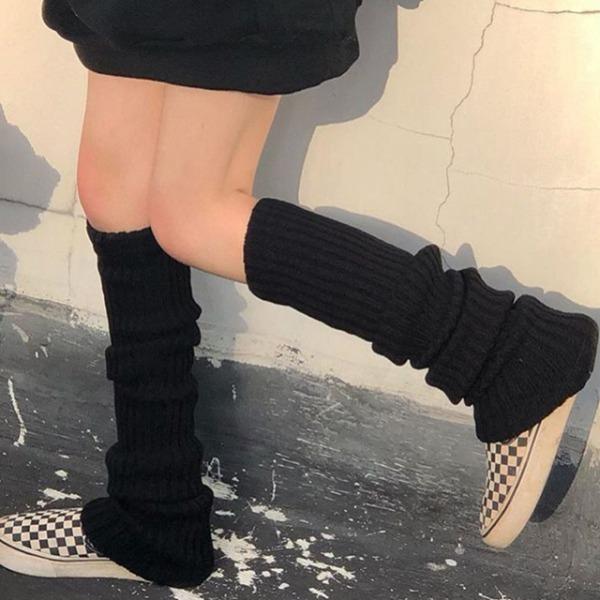 스노우 울 니트 방한 발토시 레그 워머 4종