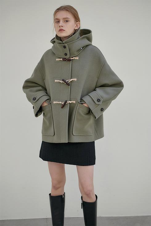 [Reorder] 22WN duffle hoody half coat [A/MT]