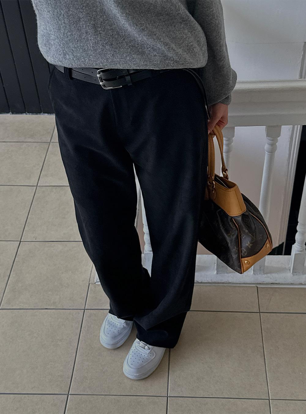 스웨다잉팬츠(블랙ver)(2color)