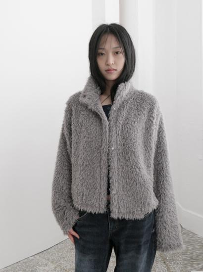 하이넥 앙고라 가디건 (3c)