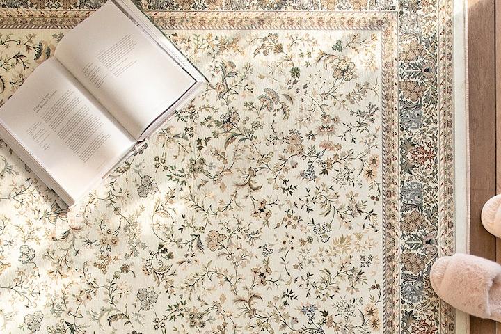 페르시안 프레임 셔닐 러그 4size