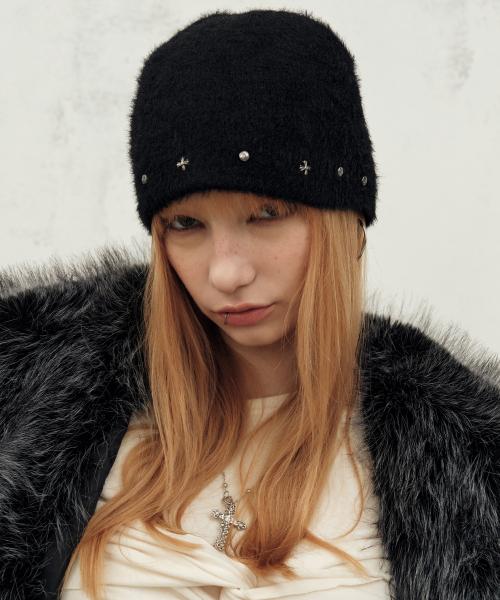 ey cr beanie (black)