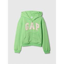 갭 GAP 키즈 아동복 릴렉스드 갭 GAP 로고 집업 후디 후드티 julep 그린 10992256