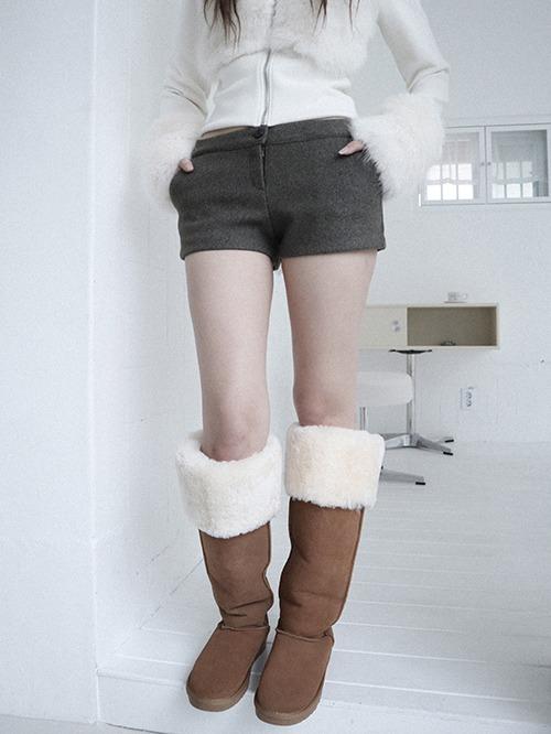 winter low short, 2color