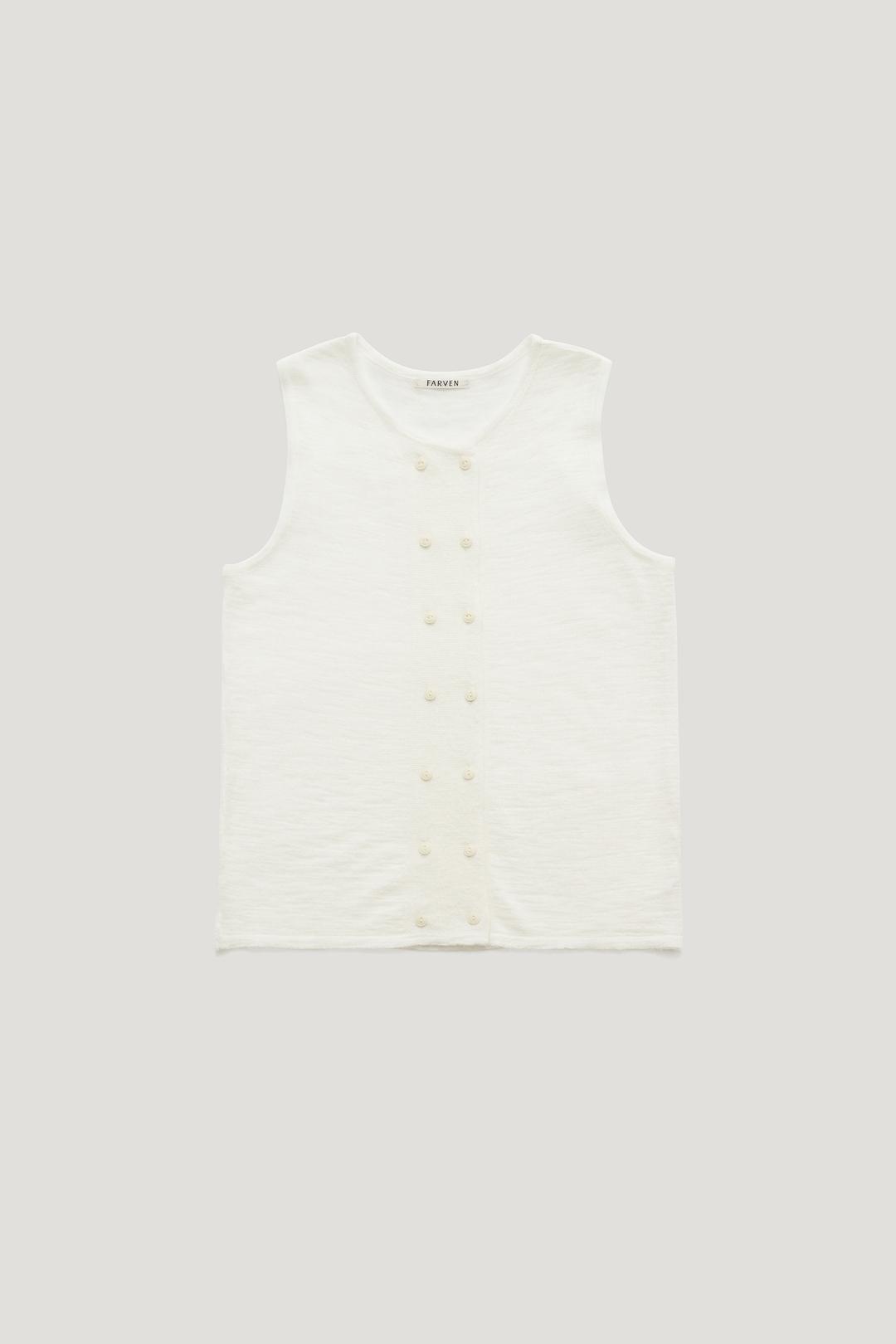 MOHAIR BUTTON KNIT_IVORY / ₩118,000