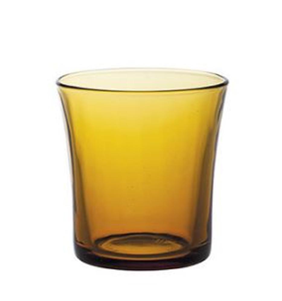 듀라렉스 리스 강화 유리컵  210ml 엠버 전사인쇄 유리컵인쇄 홈카페용 카페용 예쁜 잔