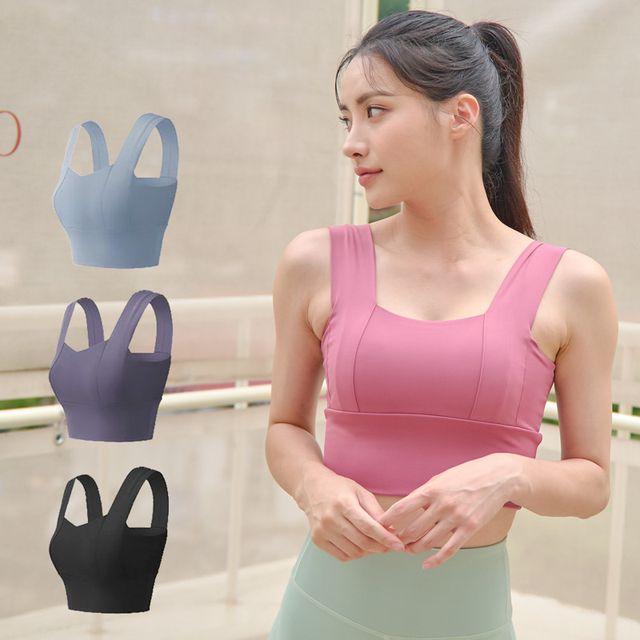 [당일발송] SABU 요가 필라테스 헬스 상의 브라탑 폴웨어 스포츠탑 브라 운동복 01