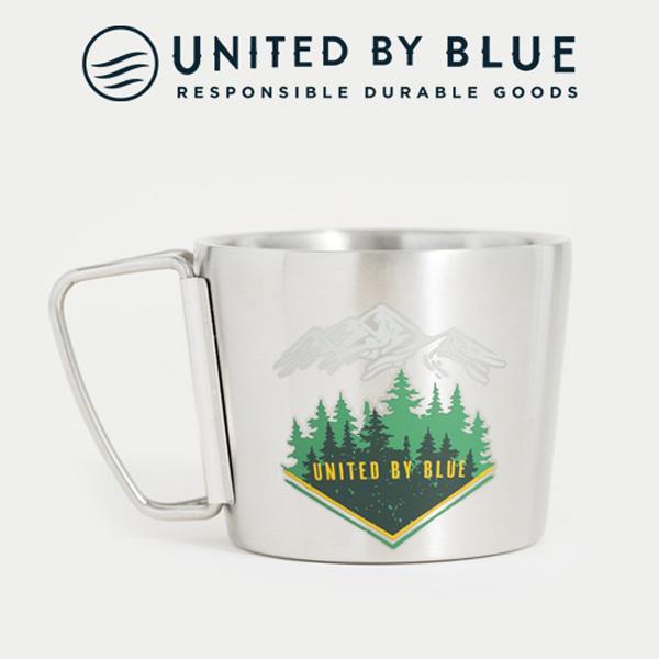 [유나이티드바이블루] 하이로드 스테인레스 휴대용 캠핑 컴퍼스 컵 340ml (High Road)[51013]