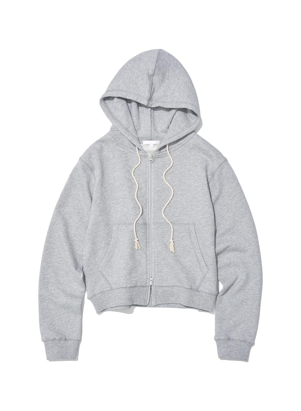 [WOMEN] PWC REGULAR FIT HOODIE ZIP-UP_MELANGE