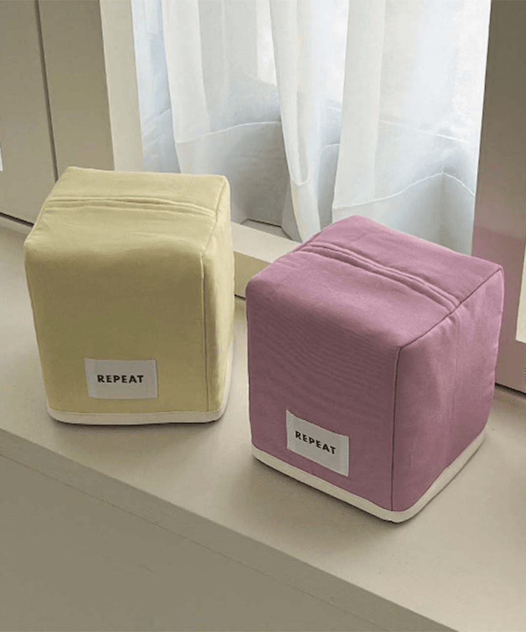 루미앳홈 (당일출고) 파스텔 패브릭 휴지케이스 티슈케이스 자취템 집들이선물 친구선물