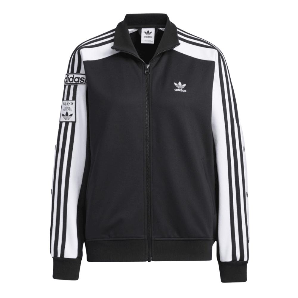 아디다스 우먼 아디브레이크 트랙탑 저지 오리지널 삼선 자켓 블랙 HY4261