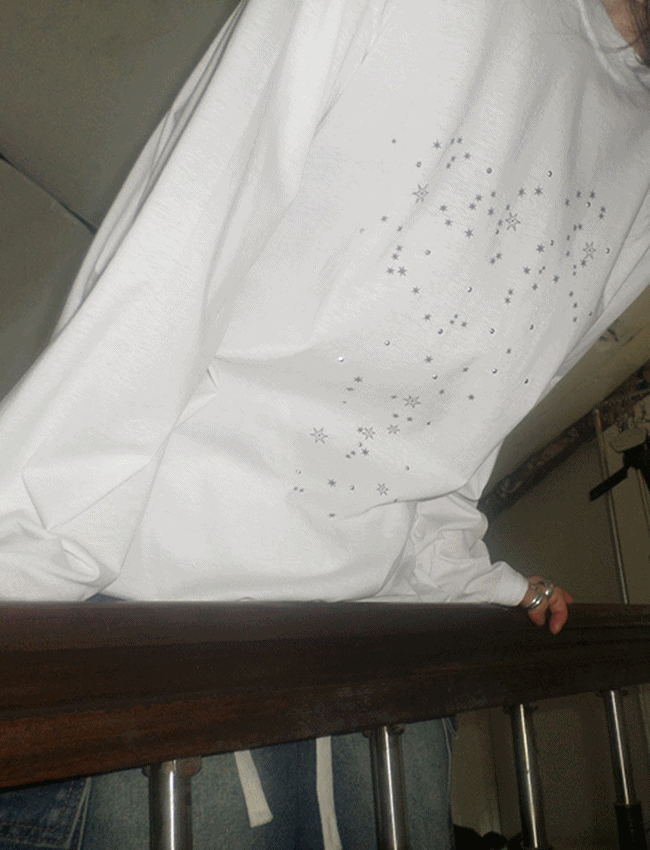 젤로 큐빅프린팅 오버핏 티셔츠 (3color)