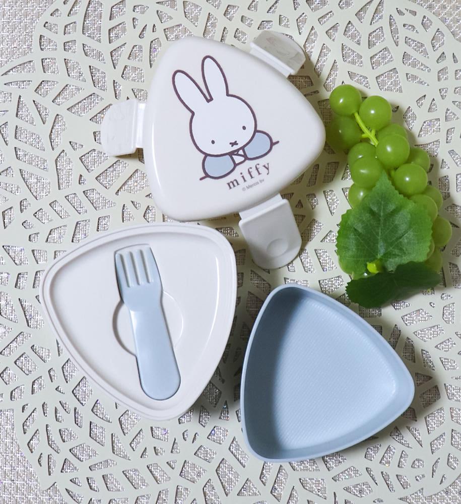 스케이터 미피 캐릭터 삼각김밥용 항균 2단 포크 도시락 500ml ONWT1AG