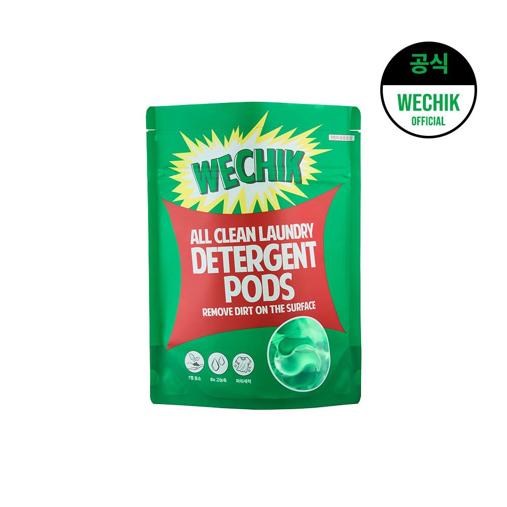 위칙 올클린 7중 효소 캡슐 세탁세제 30개입 얼룩제거 실내건조