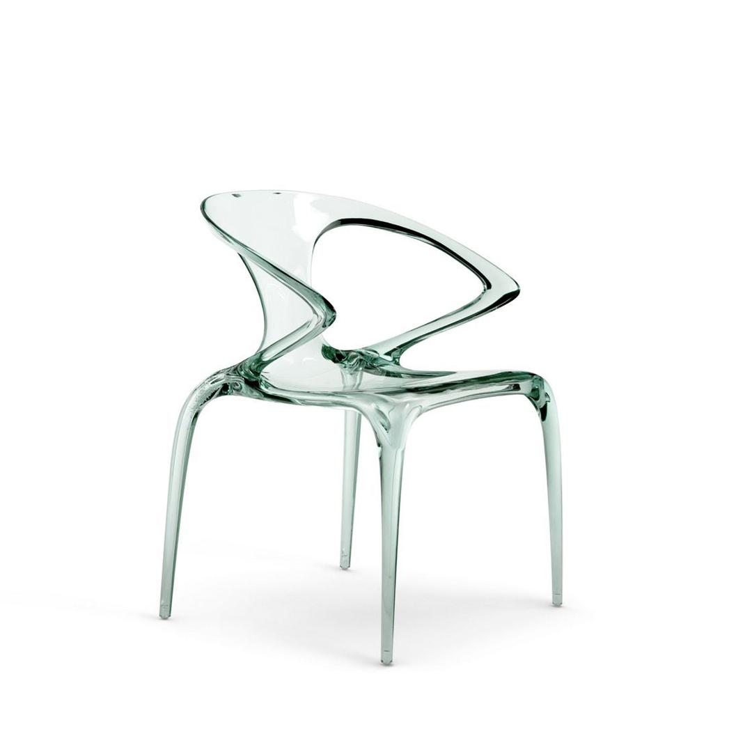 [국내재고] AVA - BRIDGE - TRANSPARENT Dining Armchair