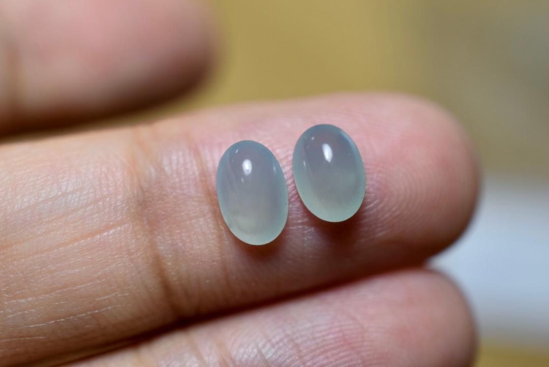 RS6-104 宝石質 水色 ミャンマー産天然 A貨 本翡翠 ルース 裸石 硬玉 ジェダイト
