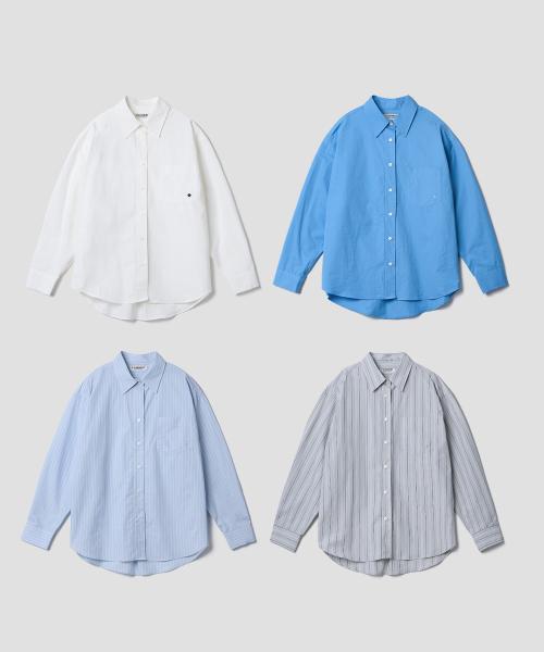 CLASSIC OVERSIZED SHIRT_4COLORS