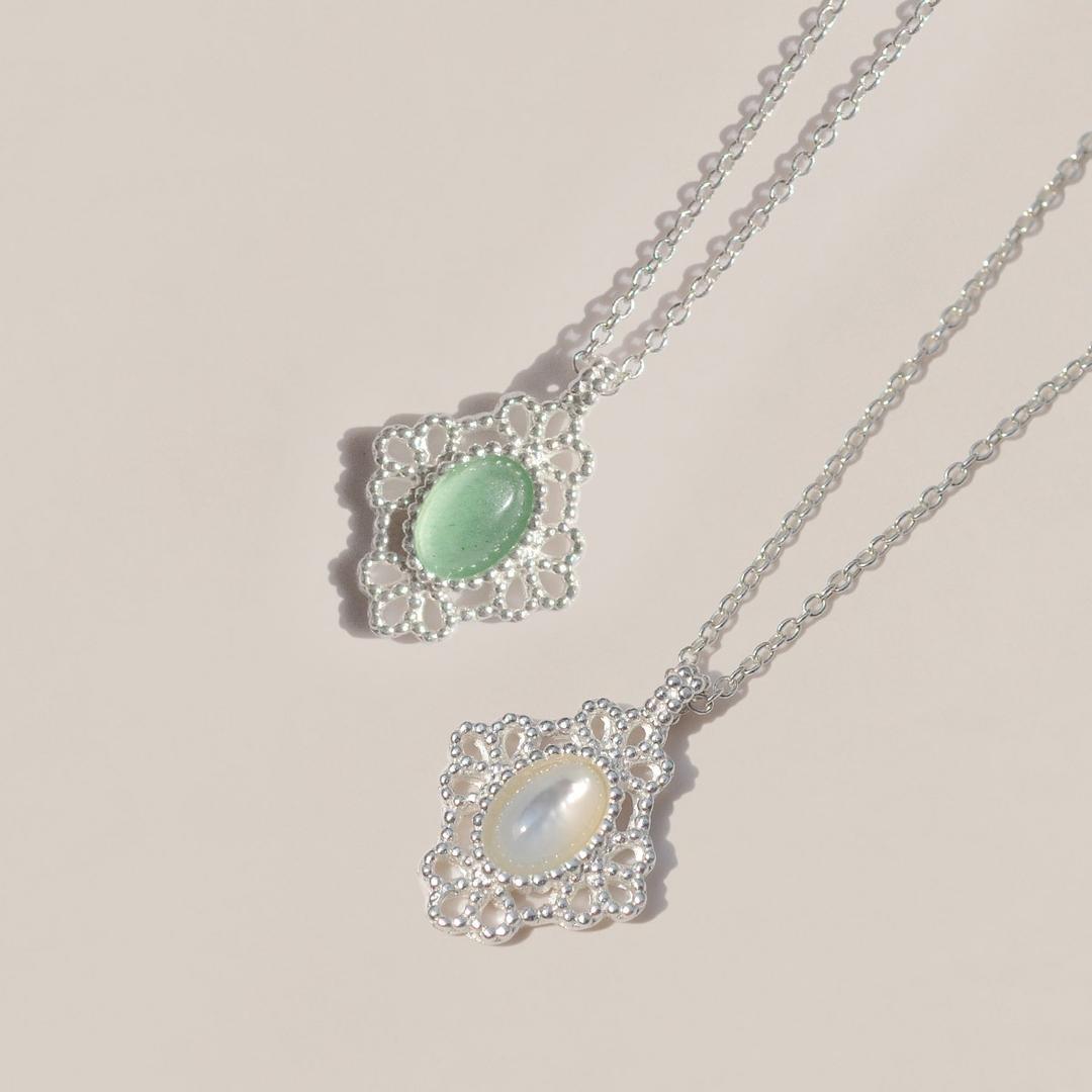 925 Silver Brilliant Necklace/ 브릴랑