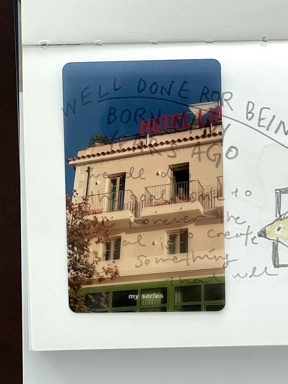 [마이시리즈] 호텔 투명 책갈피