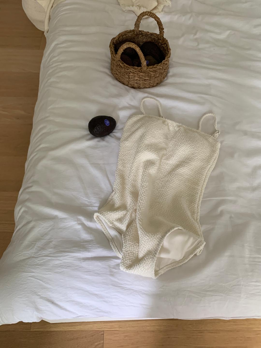 (pouch set) Tweed Monokini (Ivory) (4/24_화_밤 10pm_마감)
