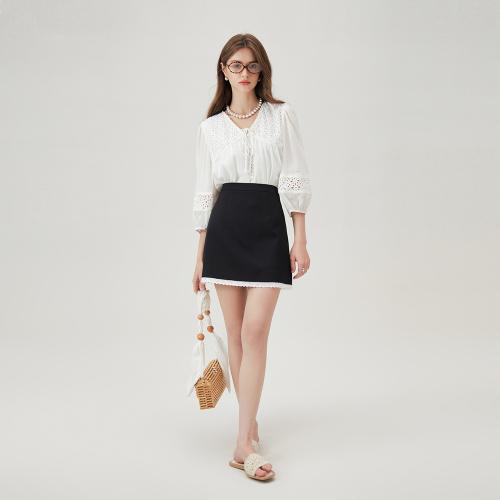 웬스데이딜라잇(WEDNESDAY DELIGHT)  WD_Simple lace a-line skirt - 사이즈 & 후기 | 무신사